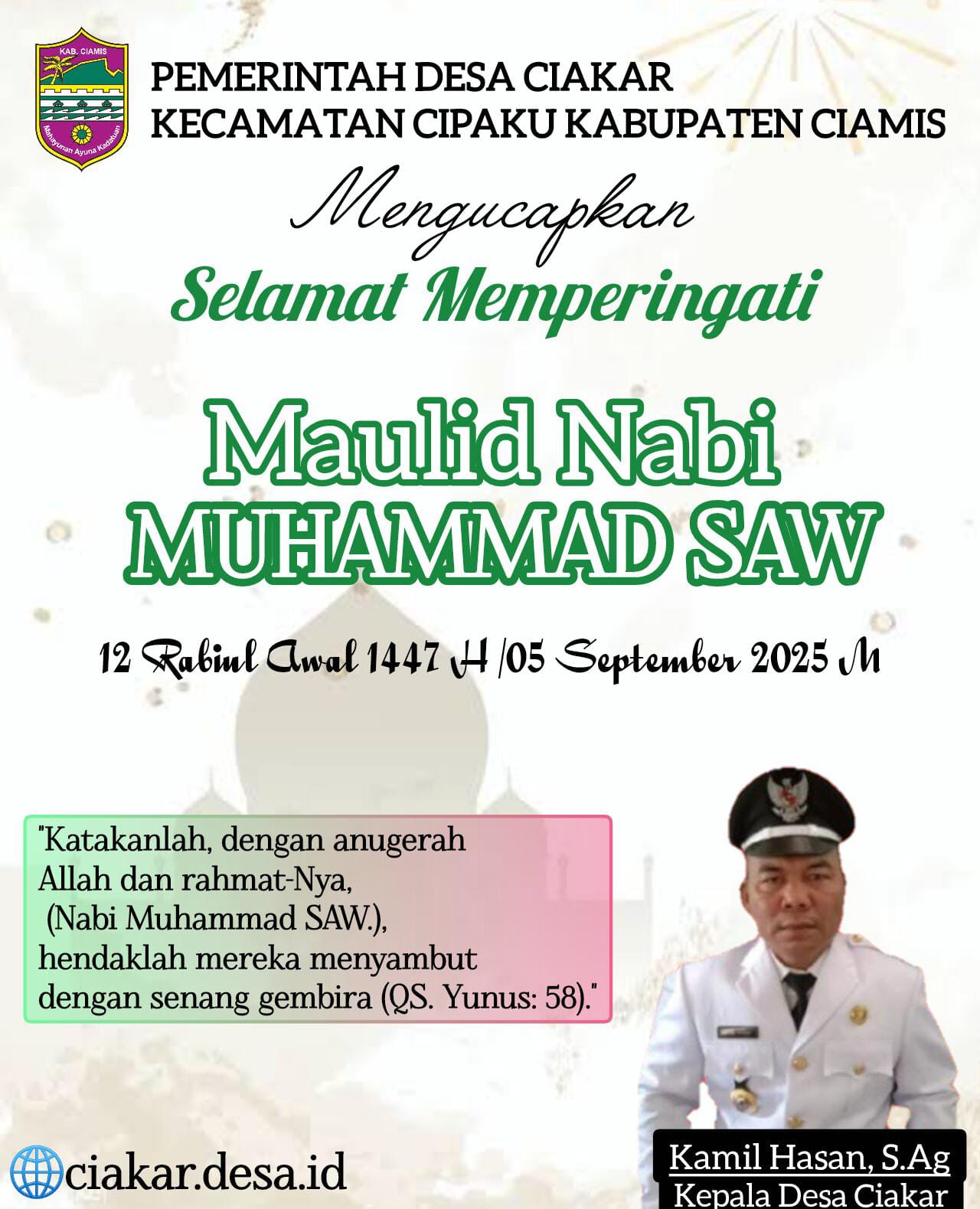 PEMERINTAH DESA CIAKAR MENGUCA...